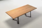 Astfreier Buchenholztisch aus massiven Materialien gefertigt WF392-T