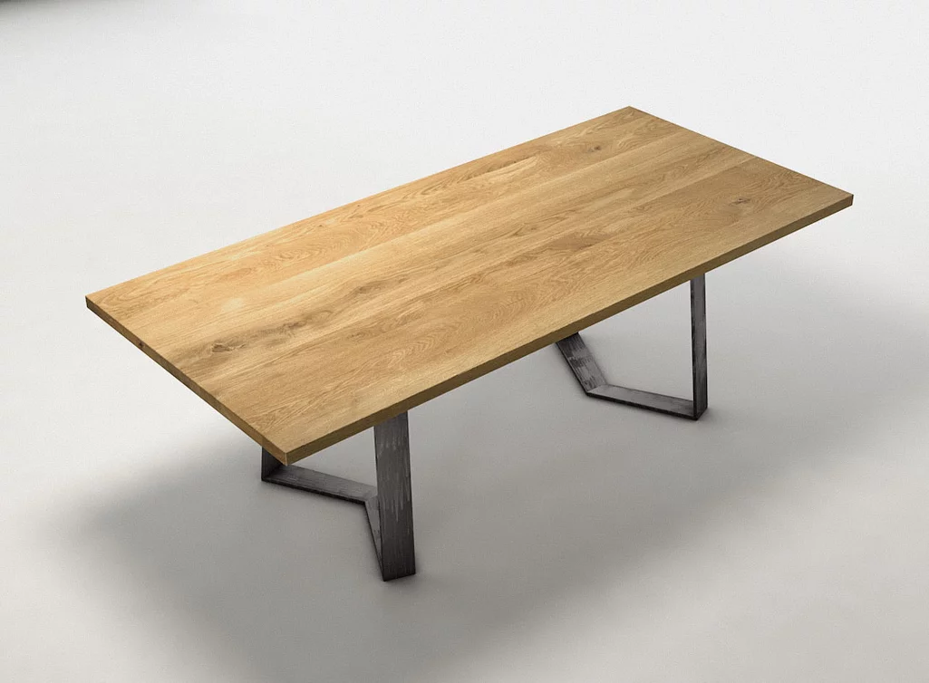 Eichenholz Detailansicht mit Ast- und Splintholzanteil WF392-T