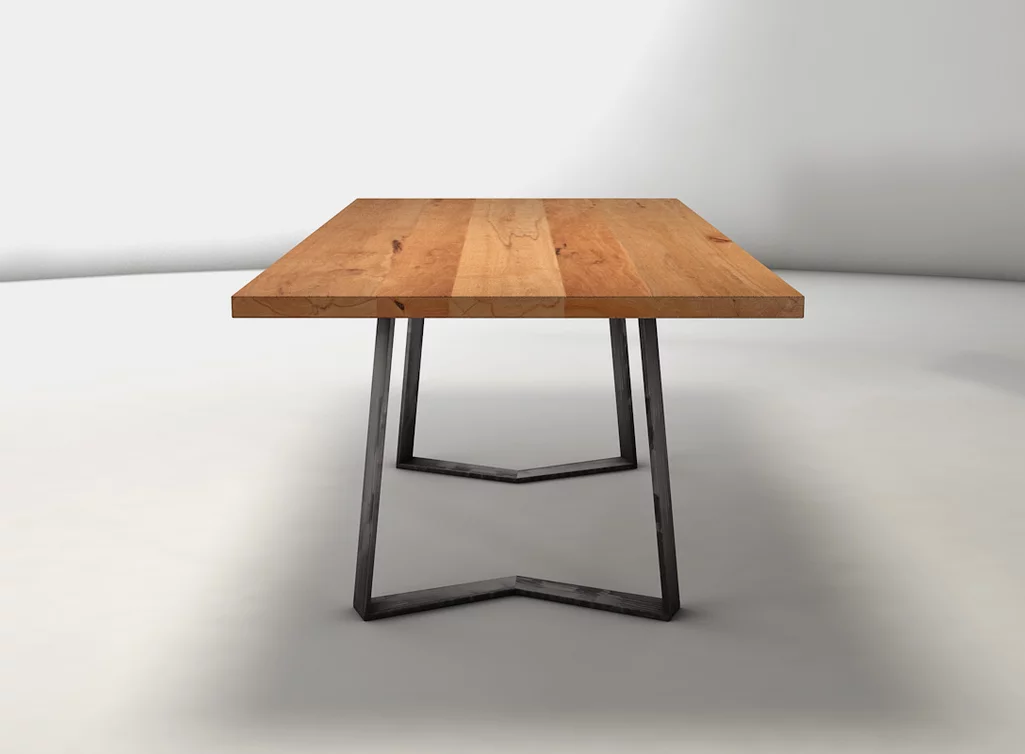 Kernbuche Esstisch im Industrial Style nach deinen Maßen gefertigt
