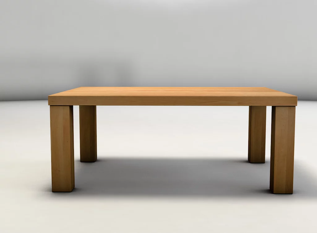 Echtholz Tischbeine Couchtisch aus Buche in massiver Ausführung