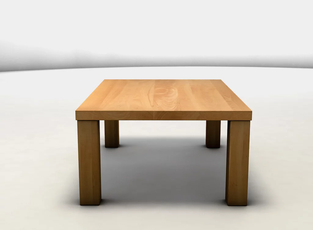 Echtholz Buche Couchtisch massiv ACA-848-C