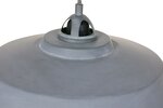Detailansicht: moderne Deckenlampe Schirm in Beton Optik