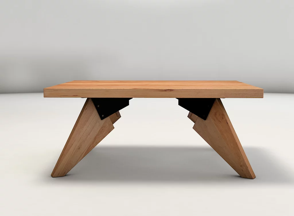 Echtholz Tischfuß Couchtisch mit Tischplatte und Gestell aus massivem Kernbuchenholz Echtholz Tischfuß Couchtisch mit Tischplatte und Gestell aus massivem Kernbuchenholz