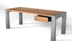 PC Tisch Holz aus Buche in astfreier premium Qualität gefertigt