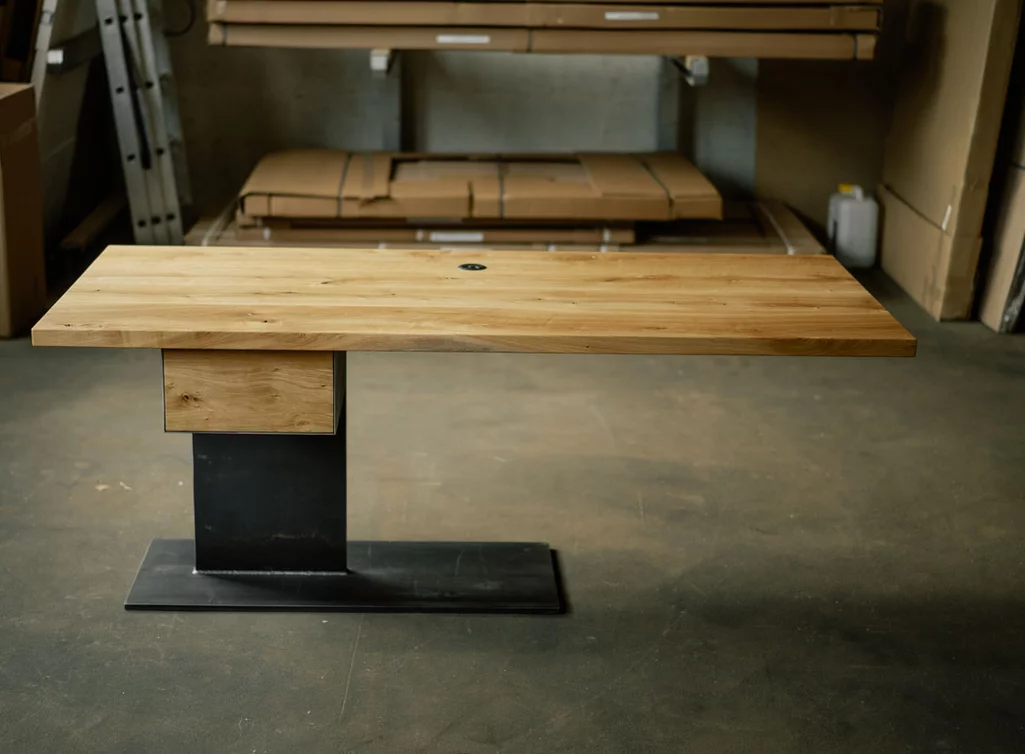 Moderner Schreibtisch aus Holz Eiche