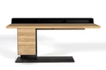 Moderner Schreibtisch aus Massivholz Eiche auf Maß