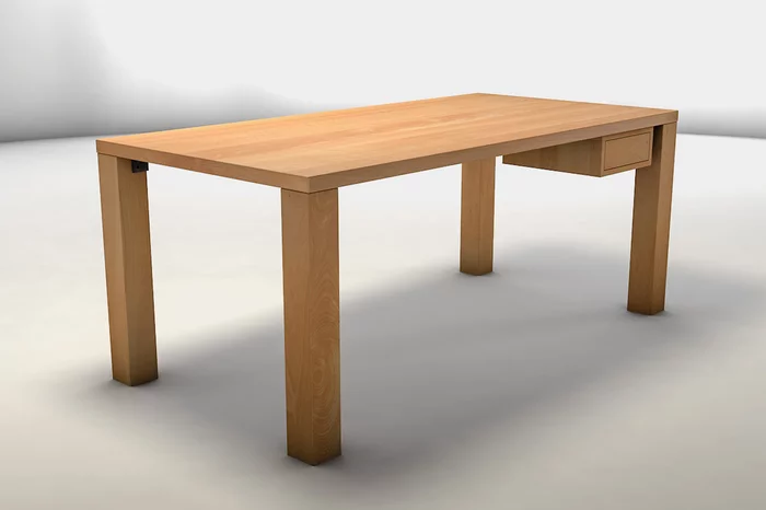 Schreibtisch Buche massiv - Modell ACA848-ST