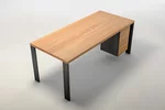 Buchenholz Schreibtisch Maserung astfrei - verschiedene Oberflächen verfügbar
