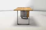 Eichenholz Schreibtisch Maßanfertigung in verschiedenen Oberflächen erhältlich