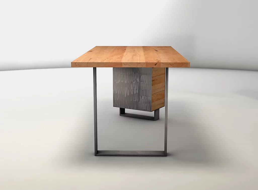 Kernbuche Schreibtisch nach Maß gefertigt A600-ST