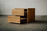Eichenholz Schubladencontainer für dein Schreibtisch in Maßanfertigung