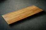 Eiche Massivholz Tischplatte mit Verlängerung 190x80x4