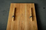 Tischverlängerung mit Holz Steckarme und Muffen für SWR9T Tischgestell