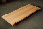 Kernbuche Tischplatte mit Baumkante Natur geölt