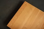 Detailansicht geölte Buchenholzplatte mit weitgehend astfreier Oberfläche