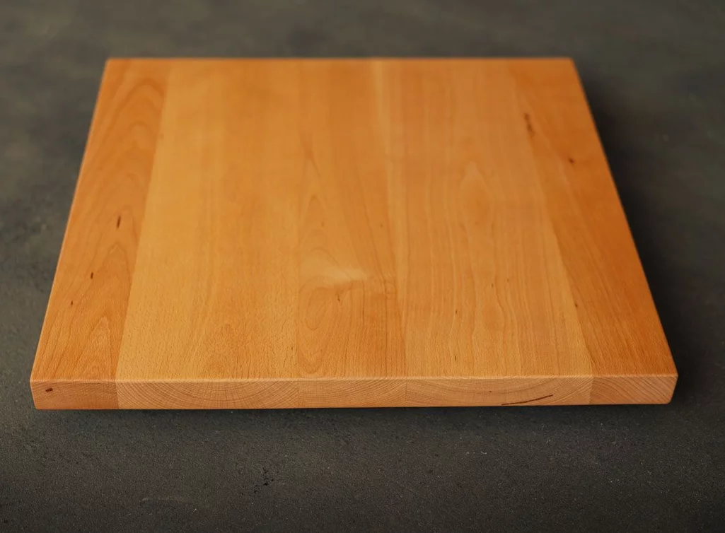 Massivholz Buche Tischplatte in weitgehend ast- und splintfreier Qualtität