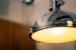 Detailansicht Lampenschirm: Hängelampe Esszimmer