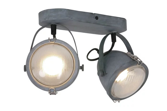 Industrial Studio Deckenlampe in der Farbe grau