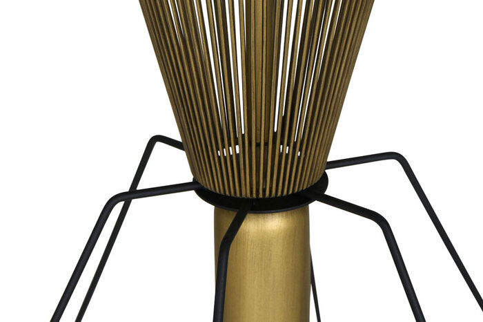 Detailansicht Gitter Lampe in einem filigranen Design gefertigt.