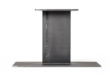 Flachstahl Mittelfuß Tischgestell aus purem Stahl nach deinem Maß gefertigt