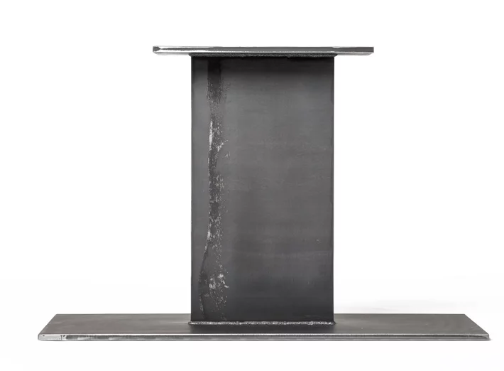 Flachstahl Mittelfuß Tischgestell aus purem Stahl nach deinem Maß gefertigt