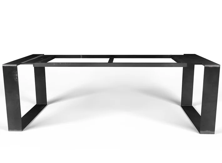 Tischgestell selbsttragend in Stahl 15x1