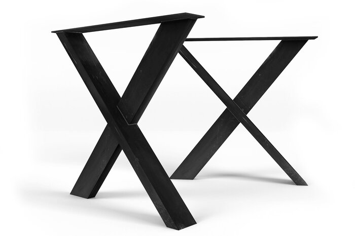 Tischgestell Kreuz Stahl nach Maß MAC101