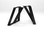 Tisch Untergestell Stahl nach Maß im 2er Set für deine Tischplatte