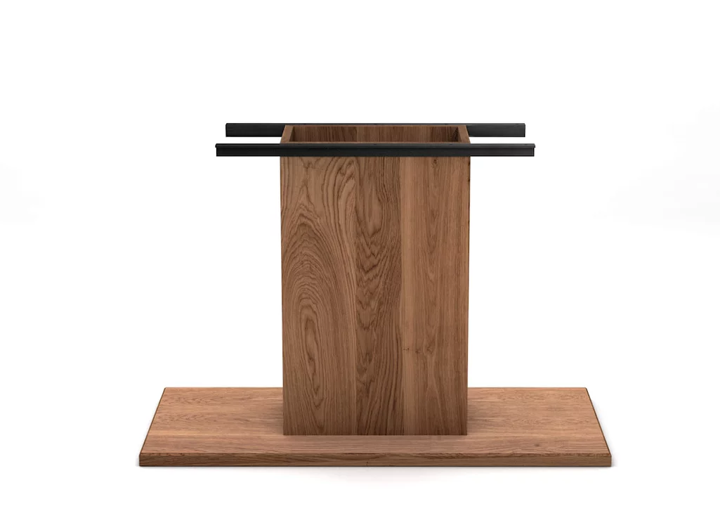 Mittelfußgestell nach Maß aus Massivholz Buche  Eiche oder Nussbaum Mittelfußgestell nach Maß aus Massivholz Buche  Eiche oder Nussbaum