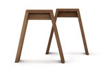 Moderne Tischfüße aus Massivholz nach Maß gefertigt verschiedene Oberflächen zur Auswahl