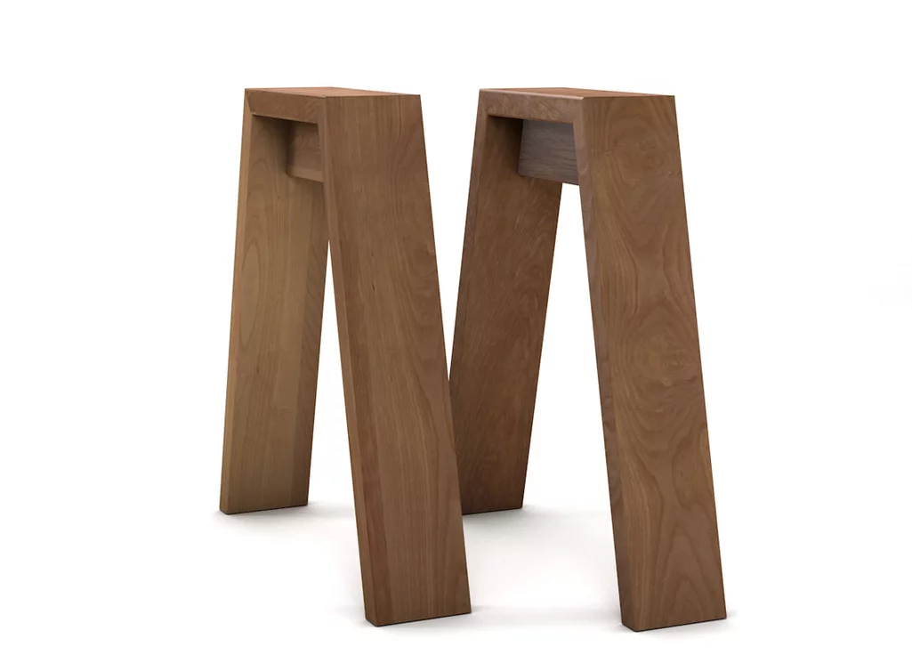 Massivholz Tischgestell in Buche gefertigt auf Maß in vollmassiver Ausführung Massivholz Tischgestell in Buche gefertigt auf Maß in vollmassiver Ausführung