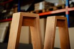 Massivholz Tischgestell aus Buchenholz nach deinen Maßen gefertigt.