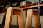 Massivholz Tischgestell aus Buchenholz nach deinen Maßen gefertigt.