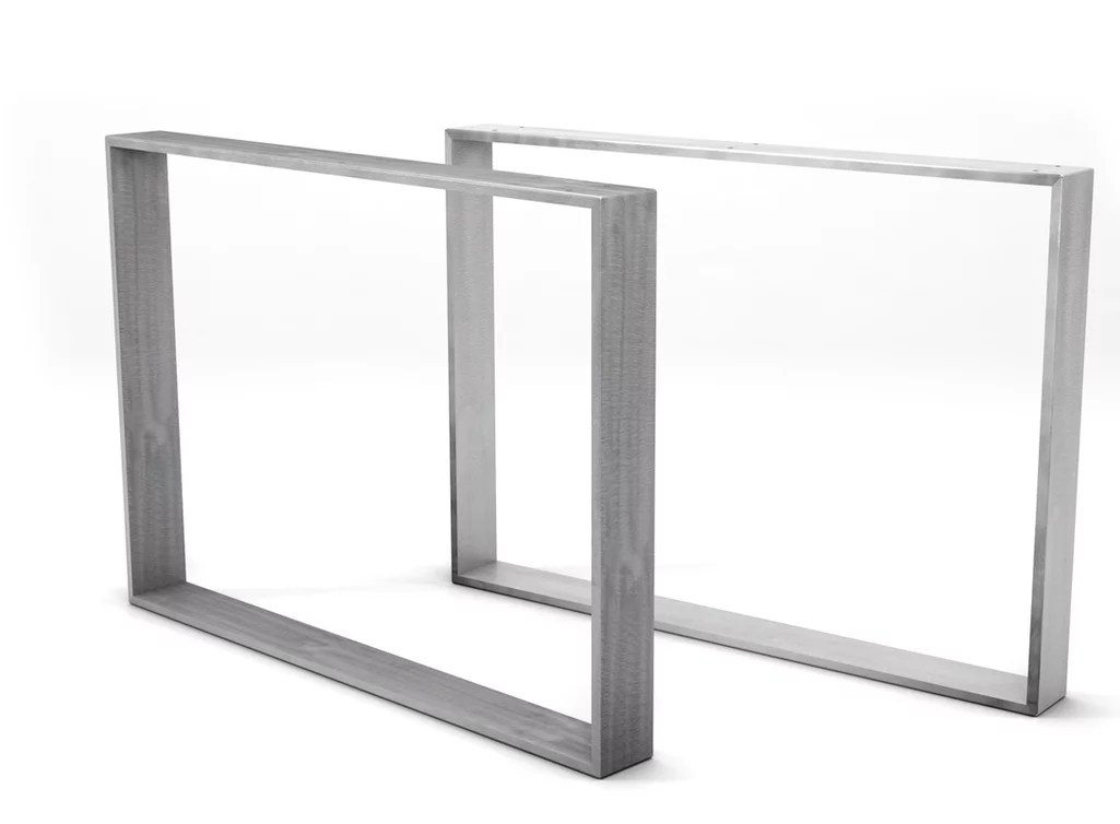 Minimalistische Tischkufen aus Stahl nach deinem Maß gefertigt Minimalistische Tischkufen aus Stahl nach deinem Maß gefertigt