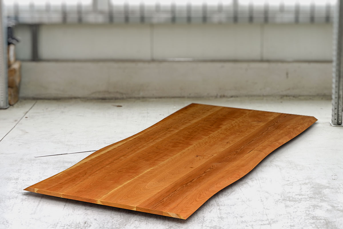 Tischplatte Aus Holz Nach Maß - 19mm Stärke Kirsche Acco 90x90cm