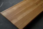 Baumkanten Tischplatte Eiche astig in 268x108cm