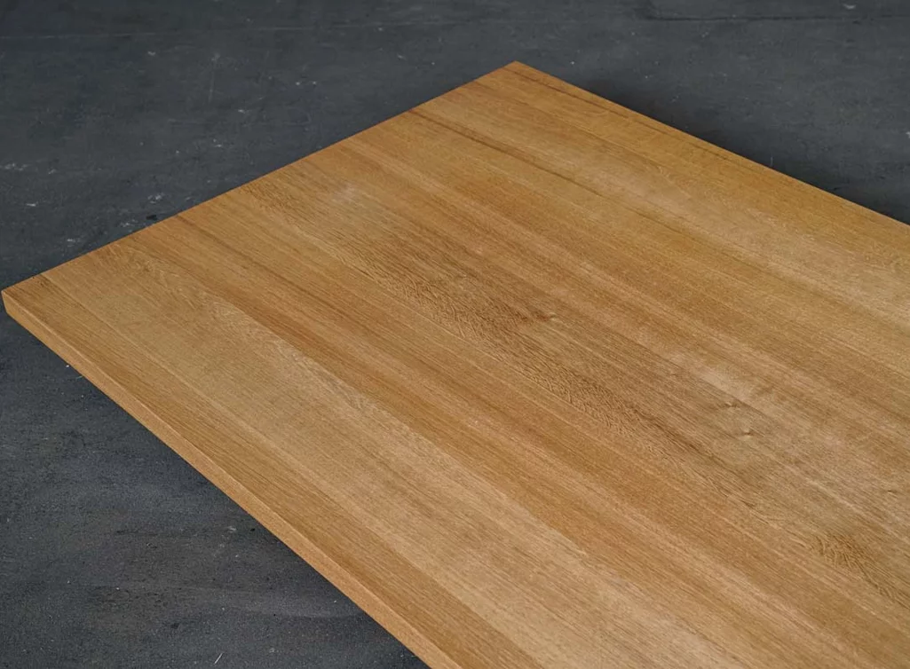 Tischplatte 200x100cm aus Eiche astfrei gefertigt