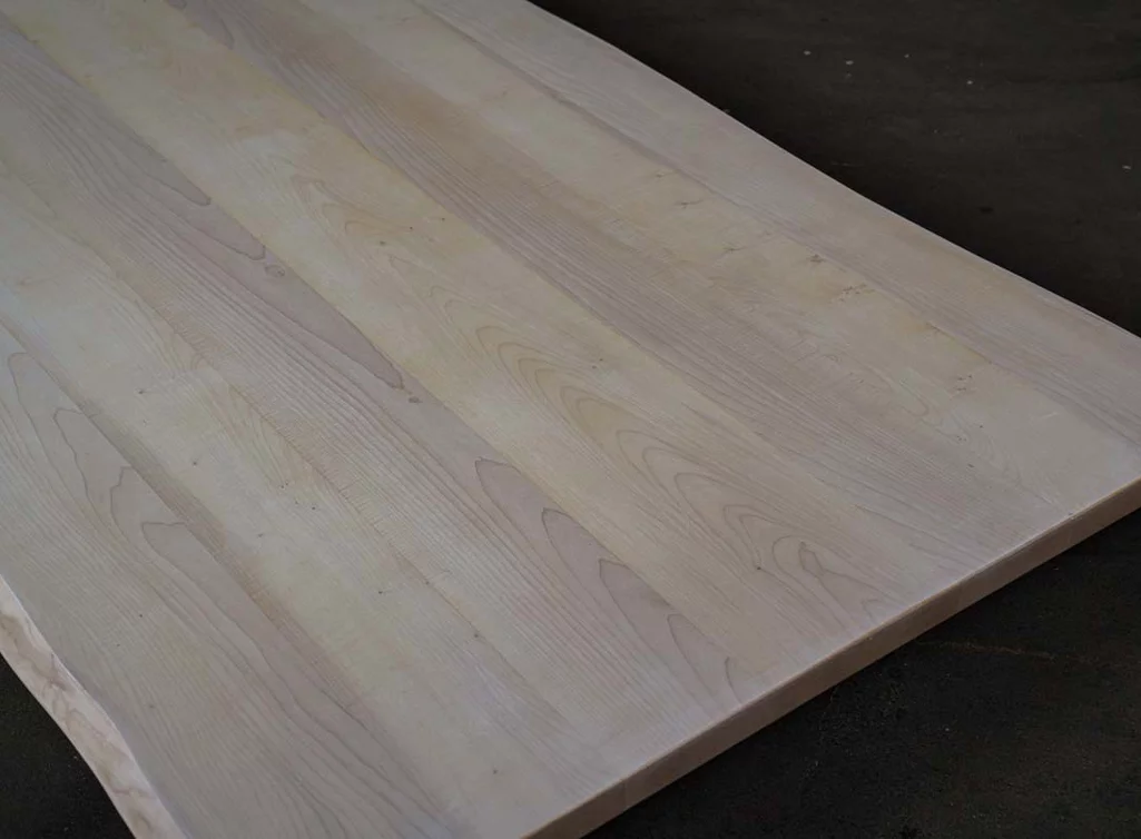 Ahorn Tischplatte Weißöl in 220x100cm gefertigt