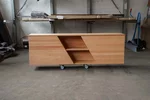 Buche Sideboard 190x40x60h cm weitgehend astfrei