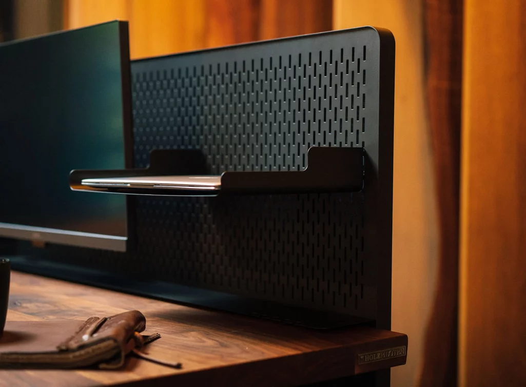 Schreibtisch Rückwand modular mit verschiedenem Zubehör zur Auswahl