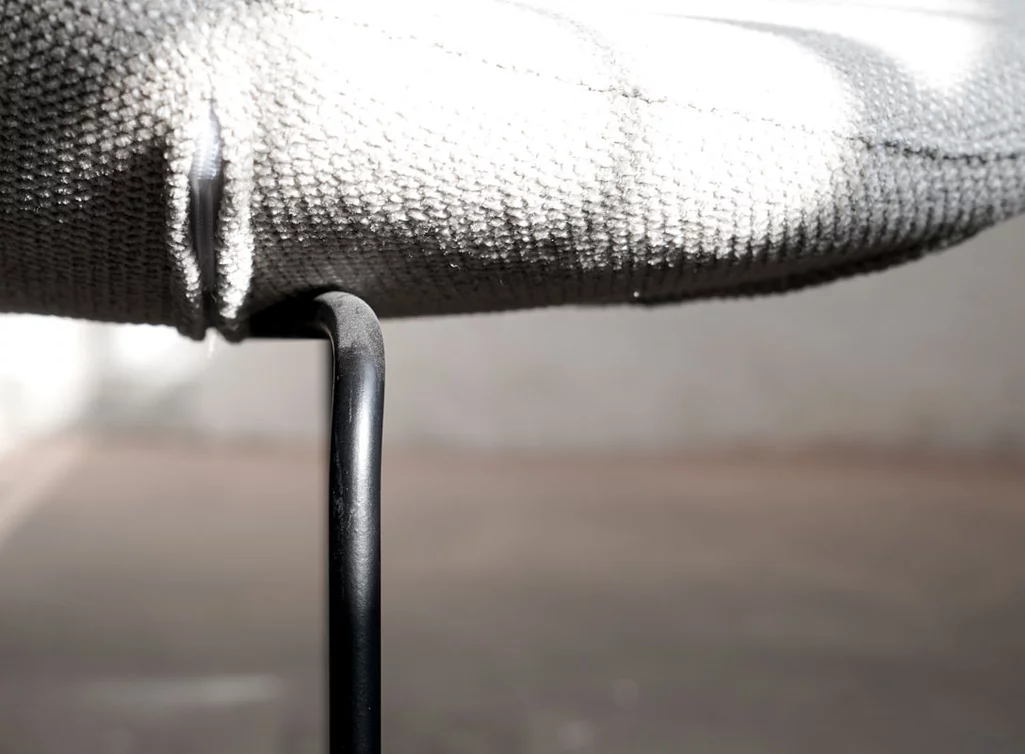 Detailansicht vom Bezug und Gestell