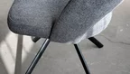 Drehstuhl Detailansicht des Stuhl Gestells aus Metall