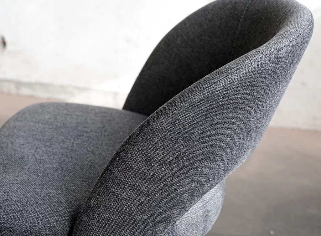 Esszimmer Drehstuhl Detailansicht der Sitzschale