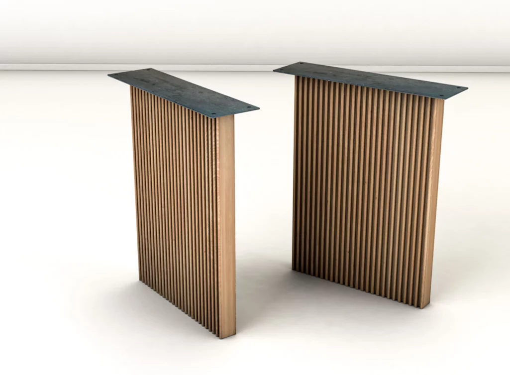 Tischuntergestell aus Holz in Buche auf Maß