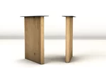 Tischgestell nach Maß aus Eichenholz auf Maß