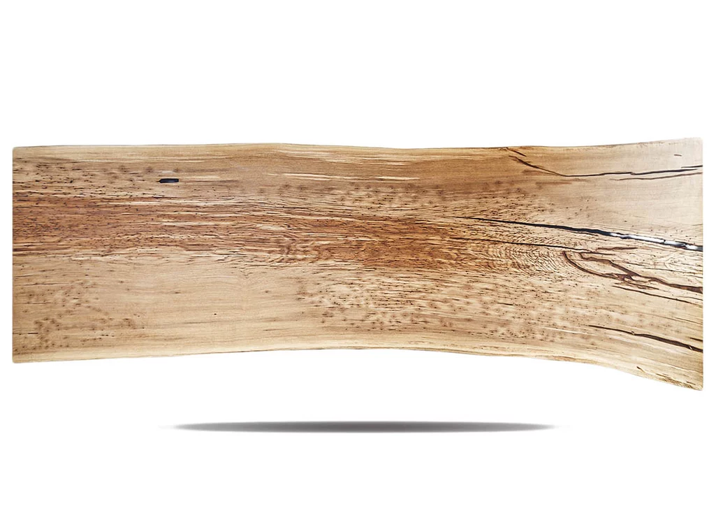 Baumstamm Platte aus Eiche Massivholz als einzigartiges Unikat gefertigt