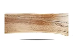 Baumstamm Platte aus Eiche Massivholz als einzigartiges Unikat gefertigt