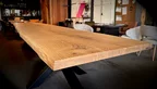 Massive Eiche Tischplatte, 470 cm | © © 2025 Holzpiloten