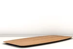 Tischplatte Holz aus Buche in Bootsform nach Maß gefertigt