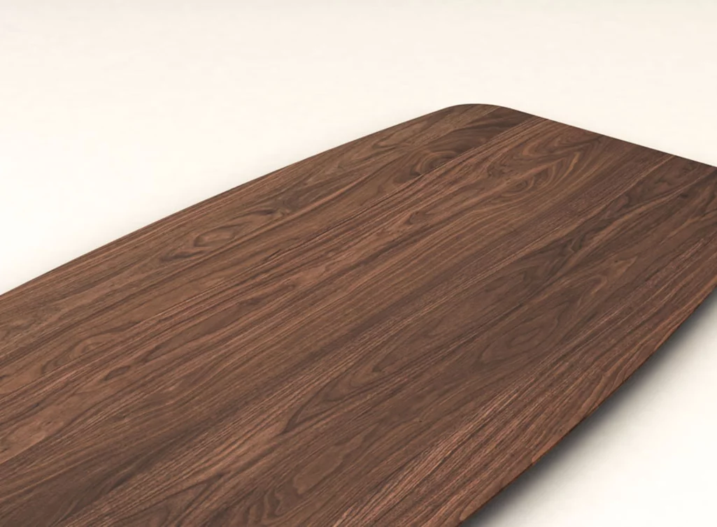 Tischplatte massiv aus Nussbaum auf Maß